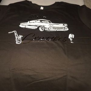 Brown short sleeve band tee